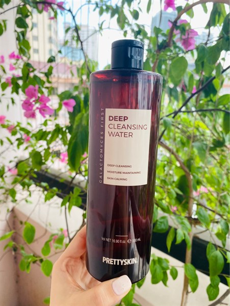 ￼Tẩy trang Prettyskin Galactomyces Deep Cleansing Water Nâu |A10