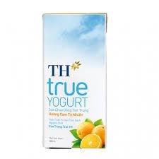 Sữa chua uống tiệt trùng cam TH True Milk hộp 180ml