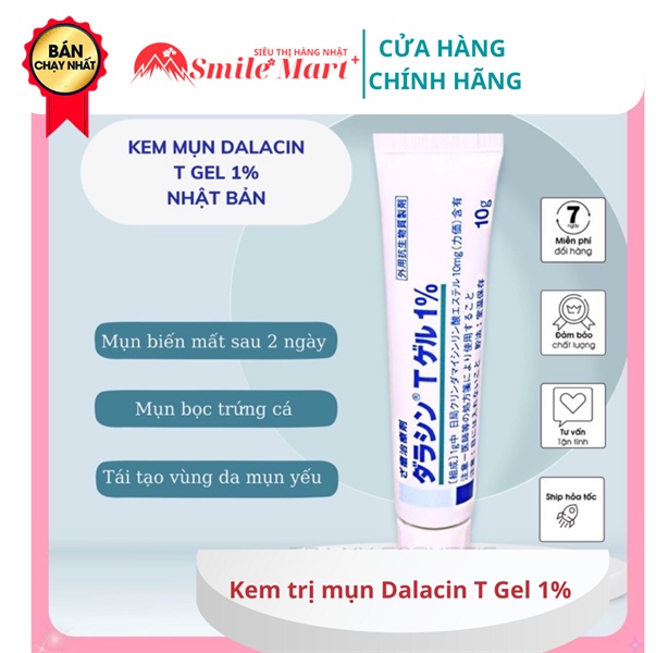 Kem trị mụn Dalacin T Gel 1%