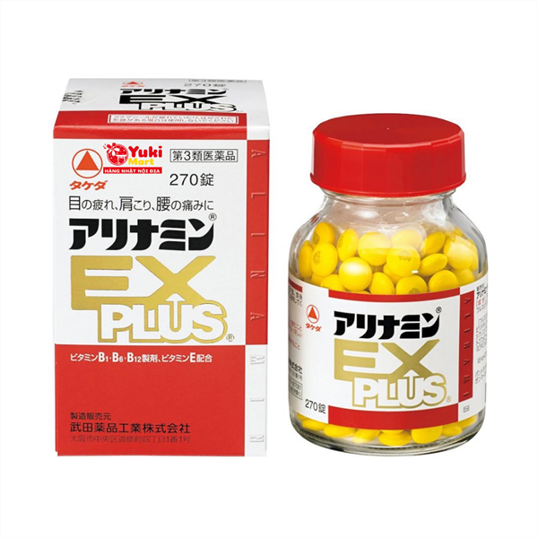 THUỐC HỖ TRỢ GIẢM ĐAU VAI GÁY, THOÁT VỊ ĐĨA ĐỆM ARINAMIN EX PLUS 270 VIÊN