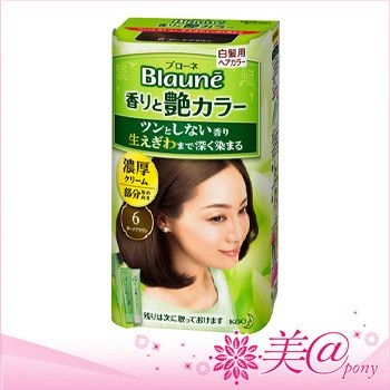 Thuôc Nhuộm phủ bạc Blaune dạng kem màu nâu đen số 6