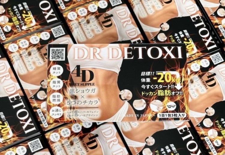 Viên Detox Giảm Cân Dr Detoxi- Hộp 30 gói