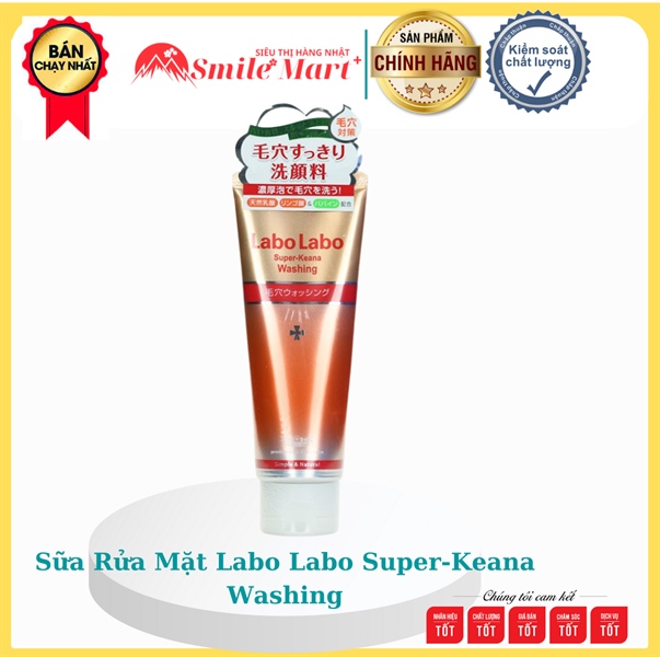 Sữa rửa mặt Labo Labo Super Pores Washing 120g by Dr. Ci:Labo