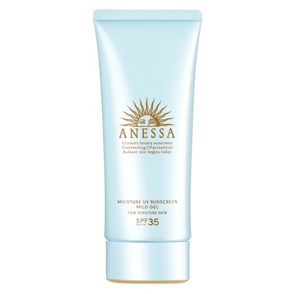 Gel chống nắng Anessa cho da nhạy cảm- cho bé màu xanh SPF35/PA+++ 90G