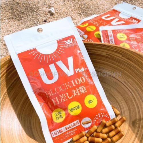 Viên Uống Chống Nắng UV Plus+ Block100- 45 viên