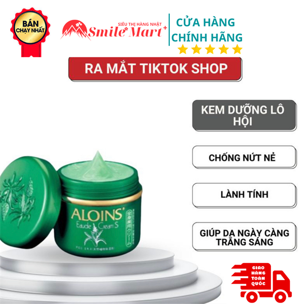 Kem xanh lô hội trắng da toàn thân Aloins