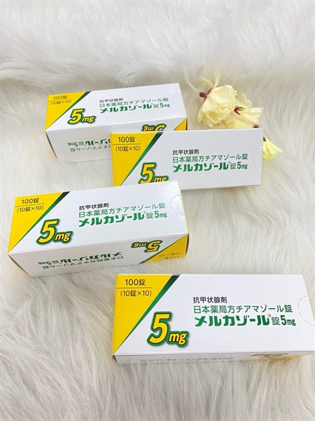 Viên Uống Điều Trị Tuyến Giáp MERCAZOLE Tablet 5mg100c