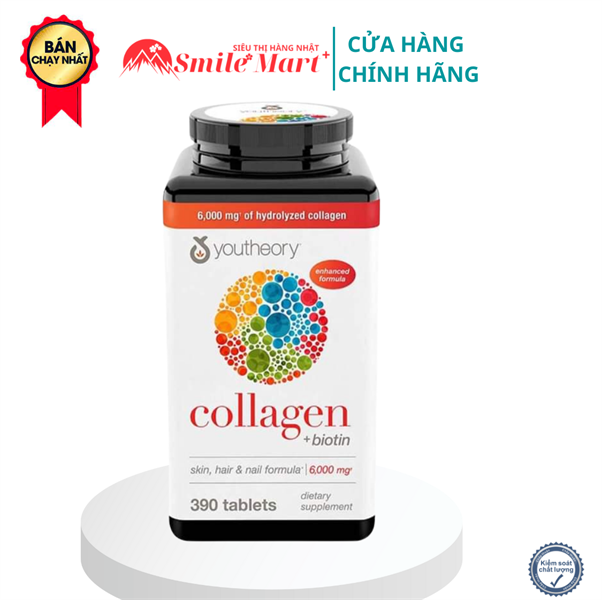 COLLAGEN BIOTIN 390 VIÊN CHĂM SÓC DA, MÓNG, XƯƠNG KHỚP