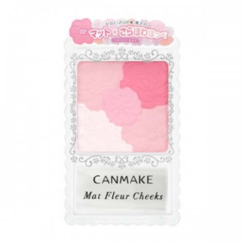 Phấn má hồng Canmake Mat Fleur Cheeks #02 Matte Girly Rose