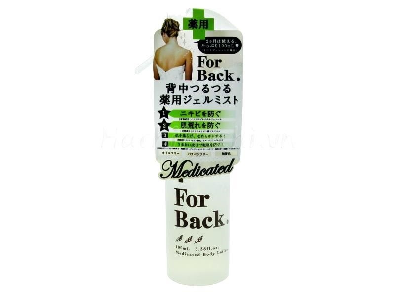 Xịt Mụn Lưng Pelican For Back Gel Lotion Mist 100ml