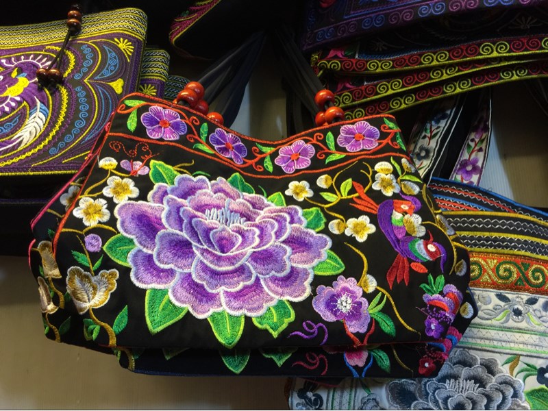 Túi hoa hồng hạt gỗ bé-Bag-Usd 5