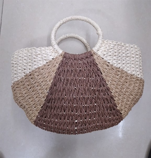 Túi cói hình quạt - Sedge bag - USD 12