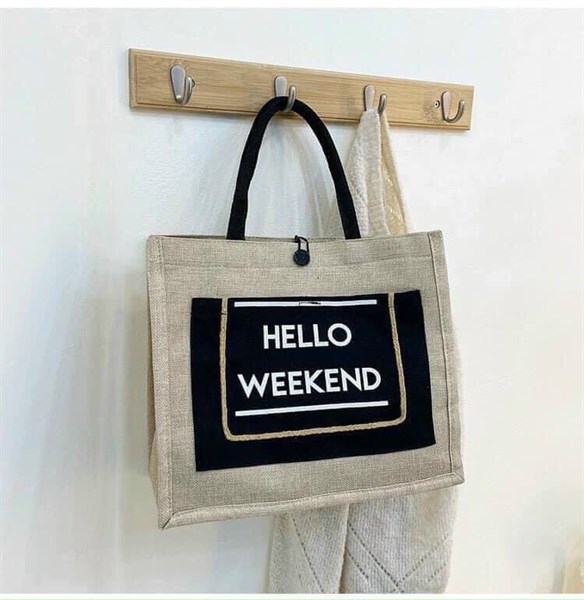 Túi vải đay thô tua, các mẫu - Cottton bag - Usd 5.7