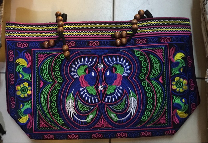 Túi rồng phượng quai cứng to-Bag - Usd 6