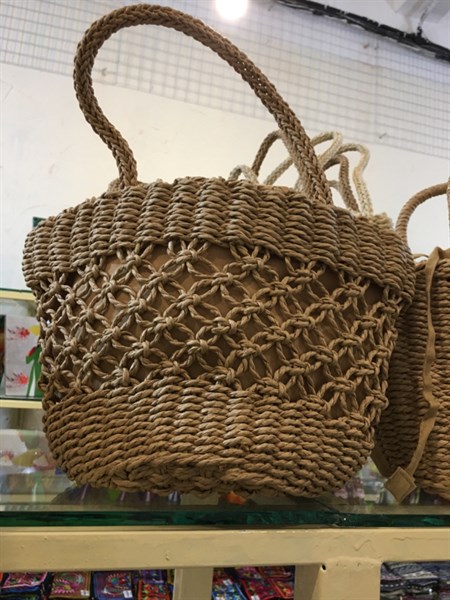 Túi cói làn mắt võng - Sedge bag - Usd 11