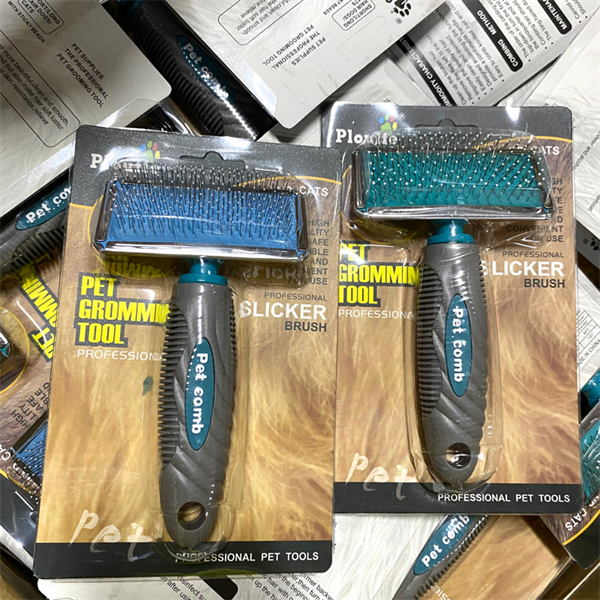 JBN - Lược chải xù cán bọc Pet comb 16*9cm