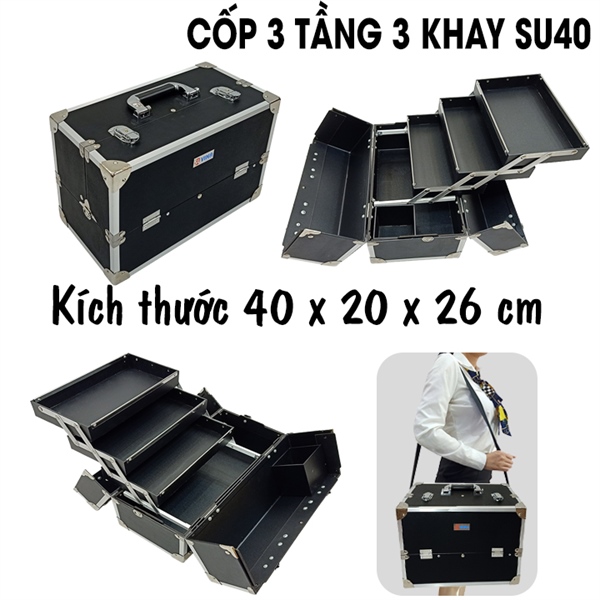 Cốp Chuyên Nghiệp Su40 3 Tầng