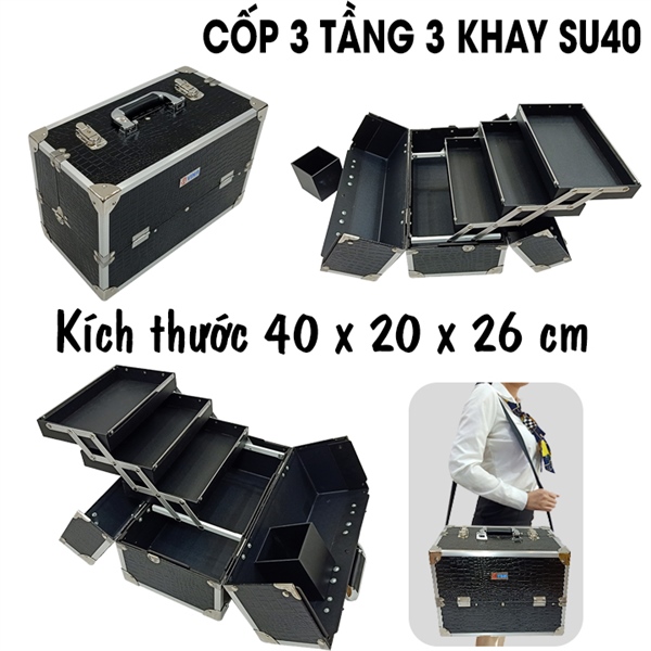 Cốp Chuyên Nghiệp Su40 3 Tầng