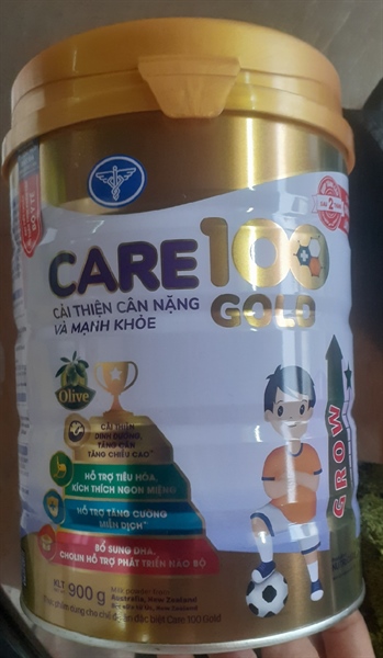 Sữa bột pha sẵn Care 100 lon 900g