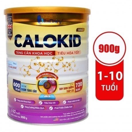 SỮA CAO NĂNG LƯỢNG CALOKID GOLD 1-10 Tuổi 900G