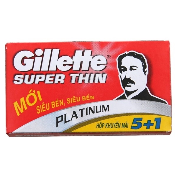 BỘ LƯỠI LAM GILLETTE SUPER THIN SUPER THIN PLATINUM