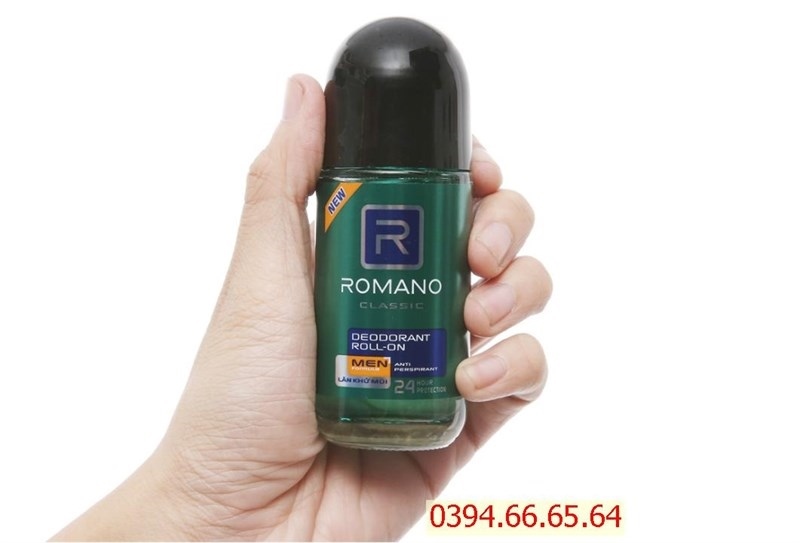 LĂN KHỬ MÙI ROMANO CLASSIC KHÔ THOÁNG VƯỢT TRỘI HƯƠNG NAM TÍNH 50ML