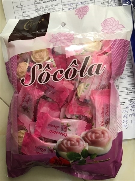 KẸO KICO HOA HỒNG PINK ROSE SOCOLA 300G