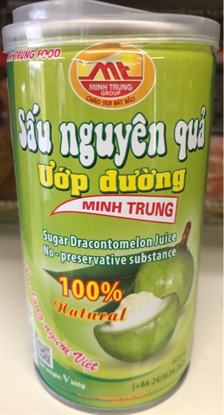 Sấu nguyên quả ướp đường