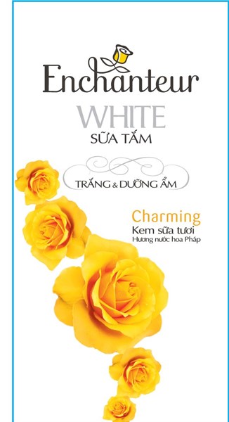 Sữa tắm trắng và dưỡng ẩm Enchanteur White Charming 6g