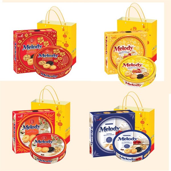 Bánh quy xốp Melody (Hộp thiếc 350g)