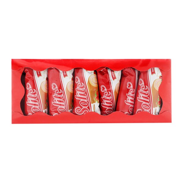 Bánh bông lan Solite kem vị Dâu hộp 360g