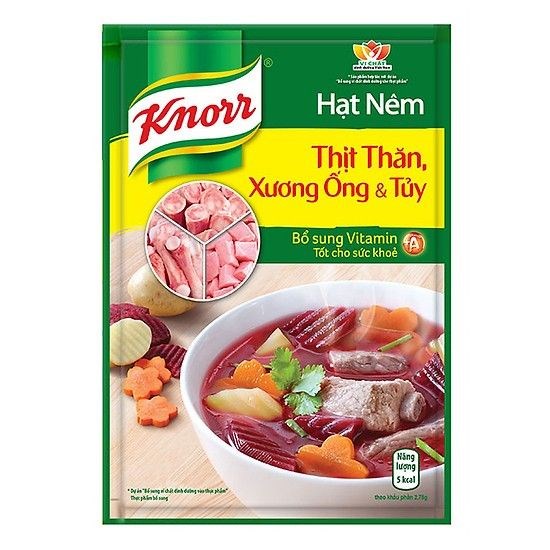 Hạt Nêm Knorr Thịt Thăn, Xương Ống Và Tủy Gói 170g