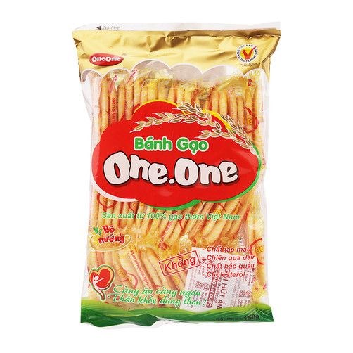 Bánh gạo vị bò nướng One-One gói 150g