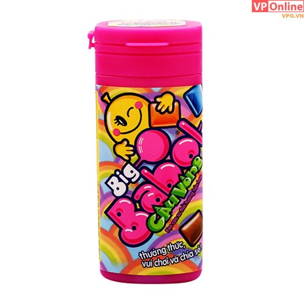 Kẹo gum thổi tô màu Big Babol hộp 18g