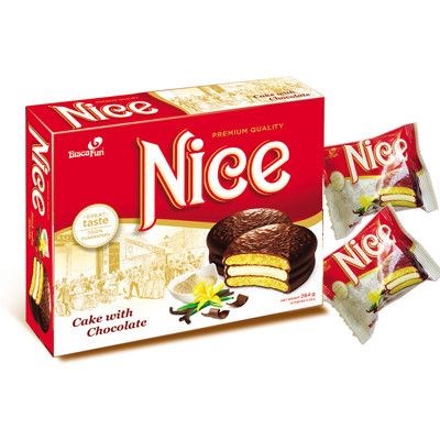 Bánh mềm phủ Socola - Nice (264g/hộp)