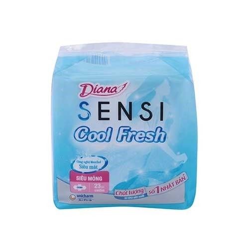 Băng Vệ Sinh Diana Cool Fresh Siêu Mỏng (Gói 8 Miếng)
