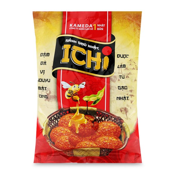 Bánh gạo Ichi vị mật ong 100g