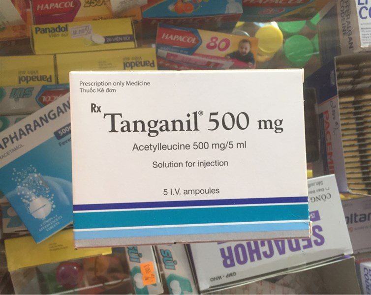 Tanganil tiêm (H/5ống) 500mg/5ml - Pháp