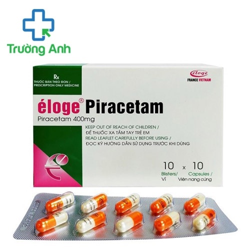 PIRACETAM ELOGE 400MG (hộp 10 vỉ x 10 viên )