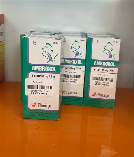 Siro AMBROXOL 30mg/5ml lọ 60ml