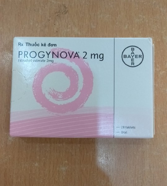 Progynova ( Estradiol Valerate ) hộp 1 vỉ x 28 viên