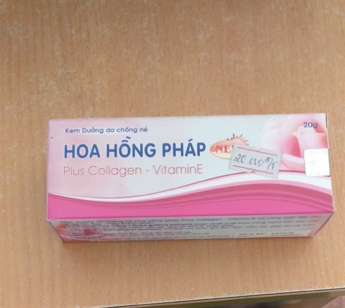 Kem Nẻ Hoa Hồng Pháp 20g