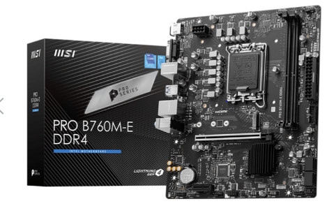 Main MSI PRO B760M E DDR4 (2Y)(FV)