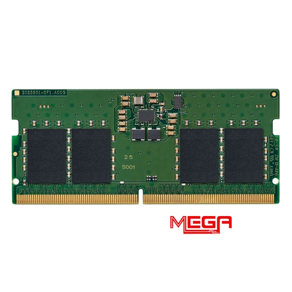 DDram 5-8GB kington -4800S40 1Rx16 SODIMM (KVR48S40BS6-8)