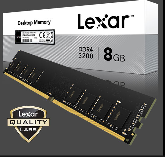 DDram 4-8Gb /3200 Lexar (2Y)