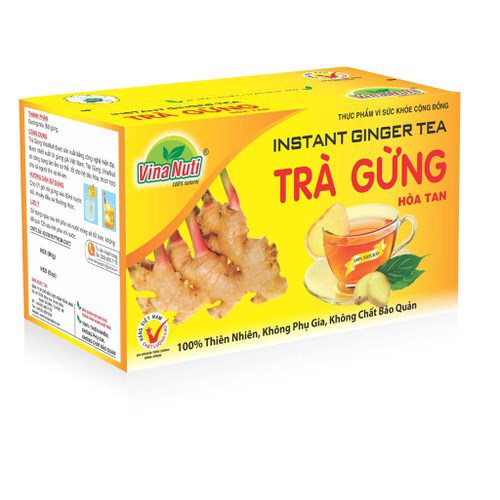 Trà gừng Vina Nuti (hộp 20 gói)