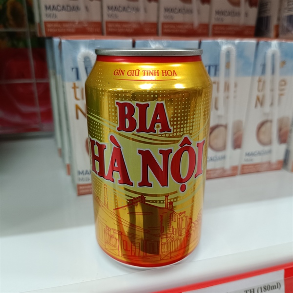 Bia Hà Nội vàng lon 330ml