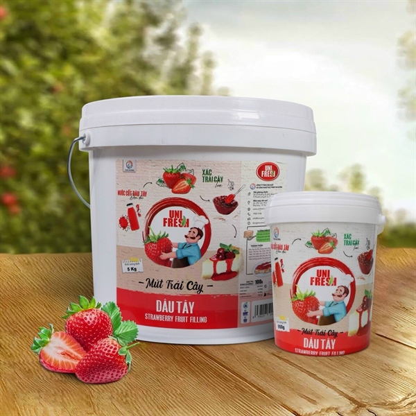 M01 - 5KG - Mứt Unifresh Dâu Tây