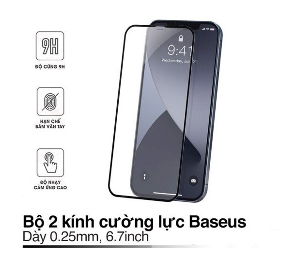 Cường lực BASEUS 0.25mm (2pcs)