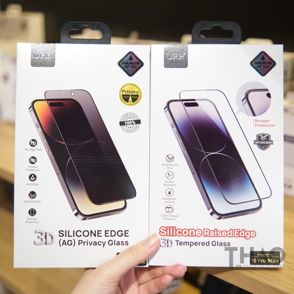 Cường lực URR viền silicone